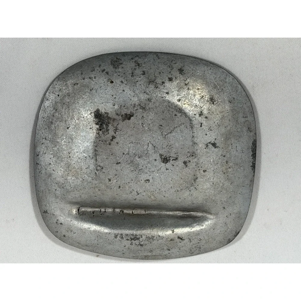 Vintage Pewter Ashtray Colonnade Hotel Virginia Old Money Retro Souvenir Decor